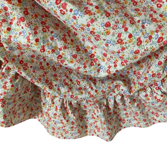 Notes Du Nord Ora Tight Dress Ruched Sides Ditsy Floral Cream size 38 US 6 - Picture 4 of 8